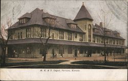 Missouri, Kansas & Texas Depot Postcard