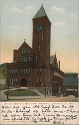 Union Depot - Seventh Street Postcard