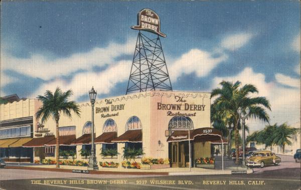 The Beverly Hills Brown Derby California