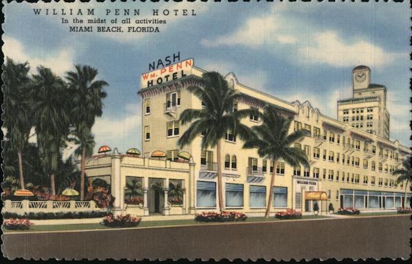 William Penn Hotel Miami Beach Florida