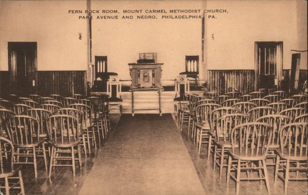 Fern Rock Room, Mount Carmel Methodist Church Philadelphia Pennsylvania