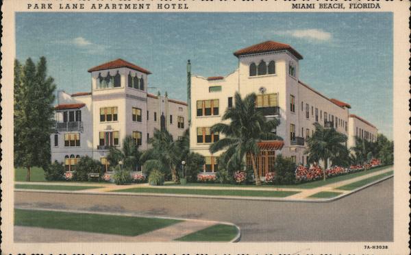 Park Lane Apartment Hotel Miami Beach Florida