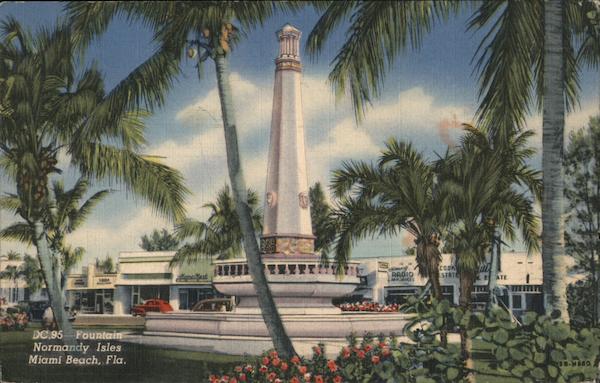 Fountain - Normandy Isles Miami Beach Florida