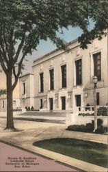 Horace H. Rackham Graduate School, University of Michigan Postcard