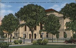 Horace H. Rackham Graduate School - University of Michigan Postcard
