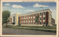 School of Public Health, University of Michigan Postcard