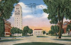 The Mall - University of Michigan Campus Postcard