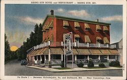 Rising Sun Hotel and Restaurant Postcard