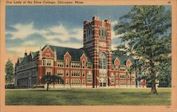 Our Lady of the Elms College Chicopee, MA Postcard Postcard Postcard