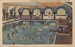 The Swimming Pool at Culver Military Academy Indiana Postcard Postcard Postcard