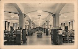 Library Reading Room, Russell Hall Teachers College, Columbia University New York, NY Postcard Postcard Postcard