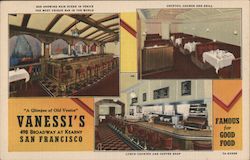 Vanessi's Restaurant Postcard