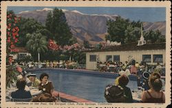 Luncheon At The Pool, The Racquet Club Postcard