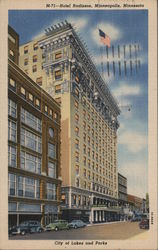 Hotel Radisson Located On Seventh Ave Is In The Center Of The Shopping District In Minneapolis Postcard
