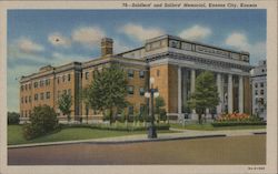 Soldiers' and Sailors' Memorial Postcard