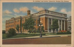 Soldiers' and Sailors' Memorial Postcard