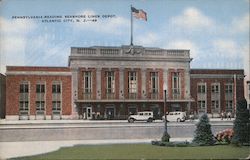 Pennsylvania-Reading Seashore Lines Depot Postcard