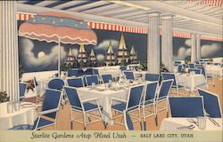 Starlite Gardens Atop Hotel Utah Postcard