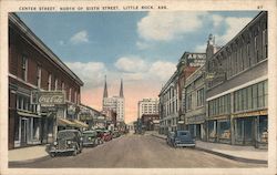 Center Street Postcard