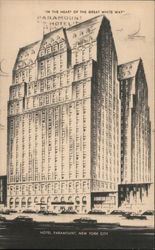 Hotel Paramount Postcard