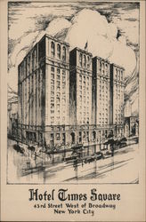 Hotel Times Square Postcard