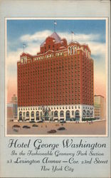 Hotel George Washington New York, NY Postcard Postcard Postcard
