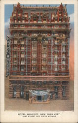 Hotel Wolcott - 31st off Fifth Avenue New York City, NY Postcard Postcard Postcard