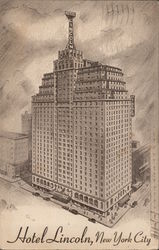 Hotel Lincoln Postcard
