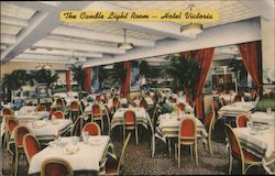 The Candle Light Room - Hotel Victoria Postcard