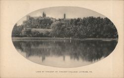 Lake St. Vincent, St. Vincent College Postcard