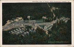 Bird's-Eye View of Penna, State Sanatorium Cresson, PA Postcard Postcard Postcard