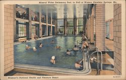 Mineral Water Swimming Pool, in Hall of Waters Postcard