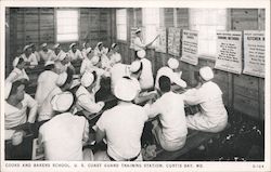 Cooks And Bakers School U.S. Coast Guard Training Station Postcard