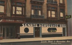 Senate Hotel & Horseshoe Bar - Near Market Street Square Postcard