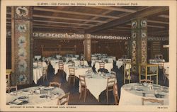 Old Faithful Inn Dining Room Yellowstone National Park, WY Postcard Postcard Postcard
