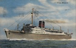 Ocean Monarch Furness Bermuda Line Boats, Ships Postcard Postcard Postcard