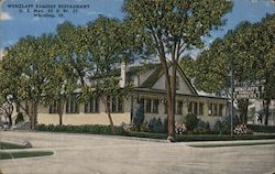 Wenzlaff Famous Restaurant U.S. Hwy 45 & Rt. 21 Wheeling, IL Postcard