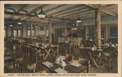 Coffee Shop, Bright Angel Lodge Postcard
