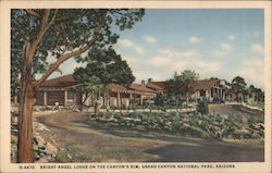Bright Angel Lodge on the Canyon's Rim Postcard