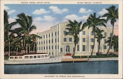 Indian Creek Drive Hotel Postcard