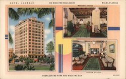 Hotel Alcazar, On Biscayne Boulevard Miami, FL Postcard Postcard Postcard