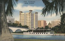 The Towers Hotel Miami, FL Postcard Postcard Postcard