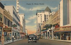 Flagler Street Miami, FL Postcard Postcard Postcard