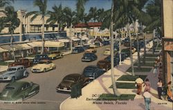 Lincoln Road - Exclusive Shopping Center Postcard