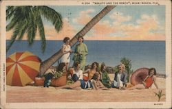 Beauty and the Beach Postcard