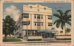 The Simone Hotel Ocean Drive Miami Beach, FL Postcard Postcard Postcard