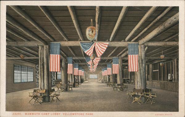 Mammoth Camp Lobby Yellowstone National Park Wyoming