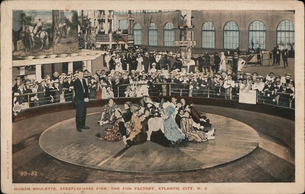 Human Roulette Steeplechase Pier, The Fun Factory Atlantic City New Jersey