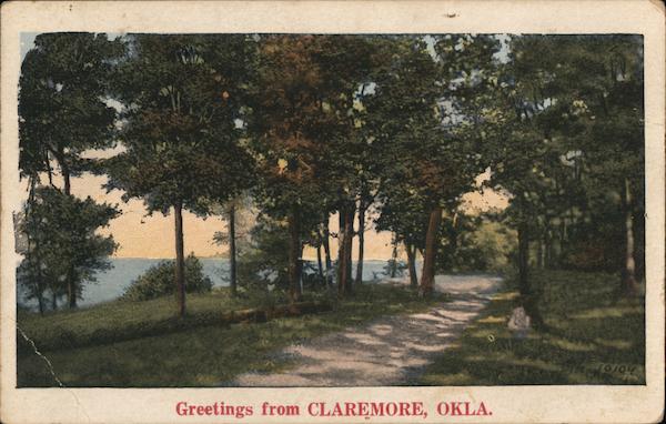 Greetings from Claremore, Okla Oklahoma