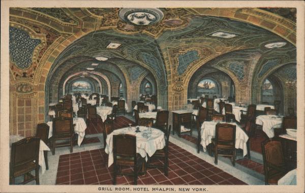 Grill Room, Hotel McAlpin New York